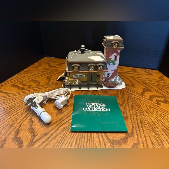 Department 56 1994 New England Village Series "Cape Keag Fish Cannery" NEW - Picture 13 of 14